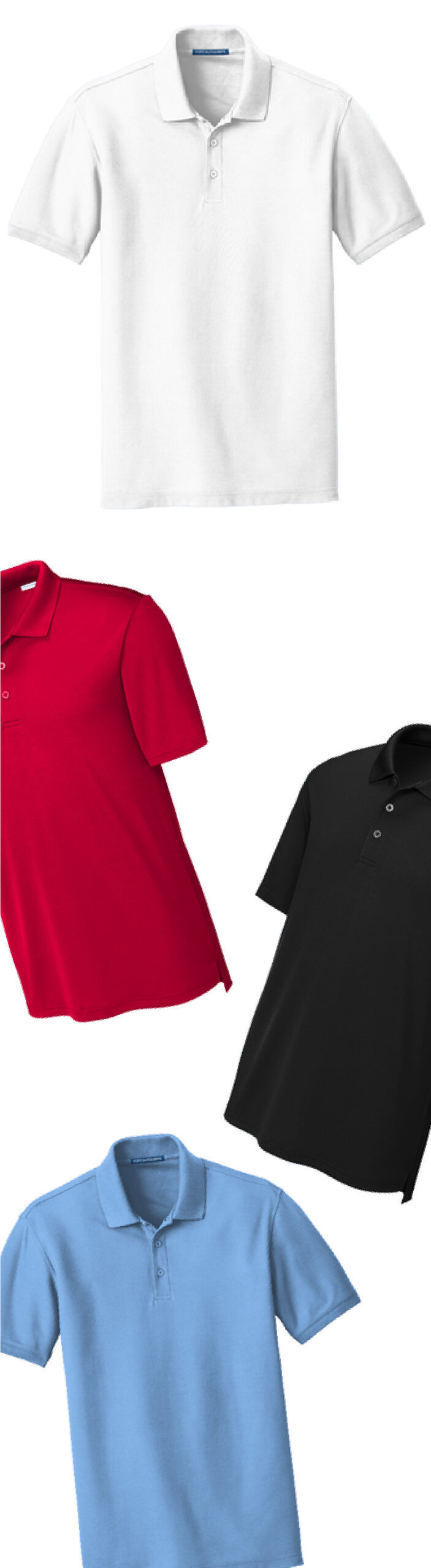 Multiple Polo Shirts: Classic and Slim Fit Options